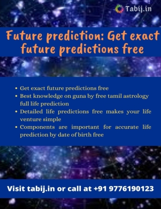 Future prediction: Get exact future predictions free