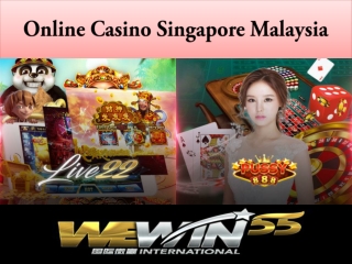 play online Casino Singapore Malaysia in your room