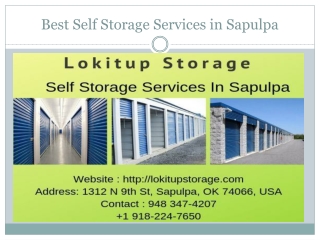 Sapulpa Storage Units - lokitupstorage