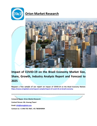 Impact of COVID-19 on the Brazil Economy Market pdf