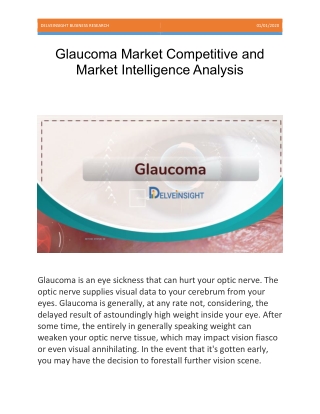 What Will Be Glaucoma Market Size?