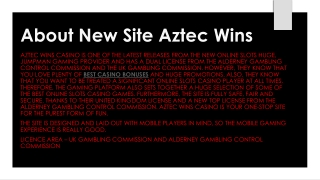 Aztec Wins - Brand New Slots Site to Play - Win Up to 500 Free Spins