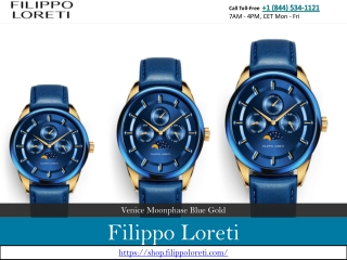 Filippo Loreti Venice Moonphase Blue Gold Watch Review