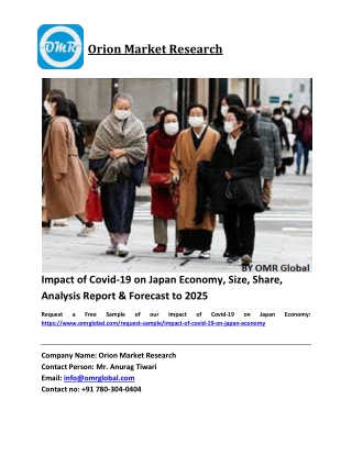 Impact of Covid-19 on Japan Economy Size, Industry Trends, Share and Forecast 2019-2025