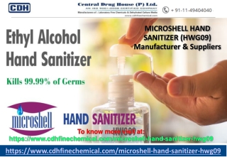 Microshell hand sanitizer hwg09-CDH