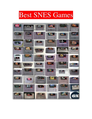 Best SNES Games