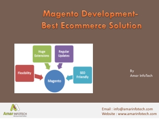 Magento Development Best Ecommerce Solution