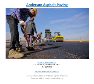 Anderson Asphalt Paving