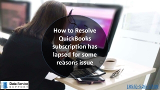 How to Resolve QuickBooks subscription has lapsed for some reasons issue