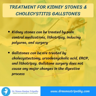 Treatment for Kidney Stones and Gallstones | Best Proctologists Near Me in Bangalore | Dr. Manas Tripathy