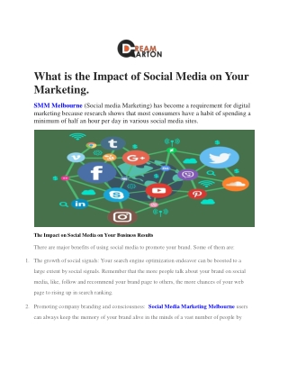 What is the Impact of Social Media on Your Marketing.