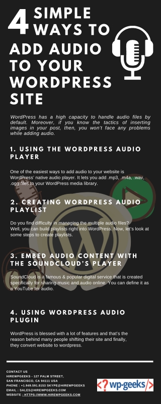 4 Simple Ways to Add Audio to Your WordPress Site