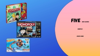 5 Mind-Blowing Monopoly Board games for Children