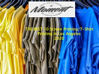 THE BEST 10 Screen Printing/T-Shirt Printing in Los Angeles 2020