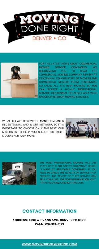 Best Moving Company Littleton CO