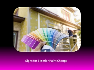 Right Time to Change Home’s Exterior Paint