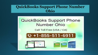 QuickBooks Support Phone Number Ohio