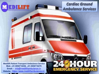 Get 24 Hrs Helpful Cardiac Road Ambulance in Varanasi and Ranchi at Low Cost by Medilift