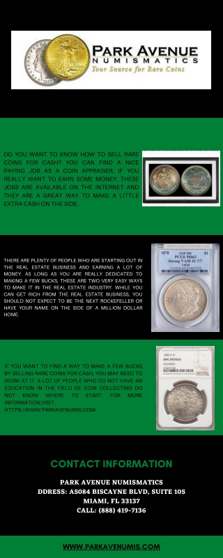 Rare Coin Dealer