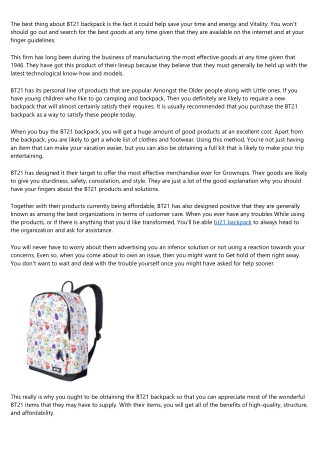 The Advanced Guide to bt21 backpack