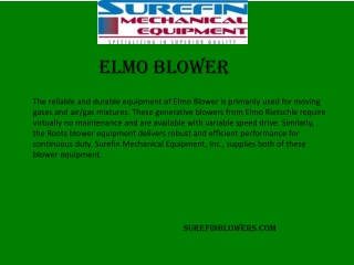 Surefinblowers.com - Elmo Blower