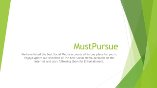 MustPursue