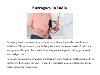 Surrogacy in India - Procedure, Types, Legalities