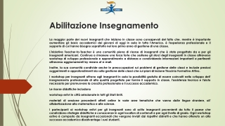 Abilitazione Insegnamento