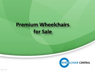 Premium Wheelchairs for Sale, Shop Premium Wheelchair Online - Wheelchair Central
