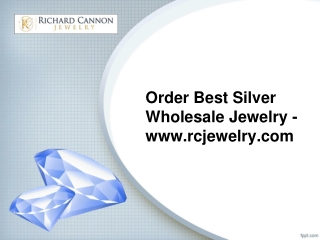 Order Best Silver Wholesale Jewelry - www.rcjewelry.com
