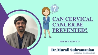 Cervical Cancer Prevention | Doctor for Cervical Cancer in Bangalore