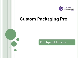 E-Liquid Boxes