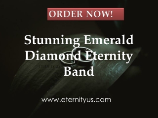 Oder Online Stunning Emerald Diamond Eternity Band - www.eternityus.com