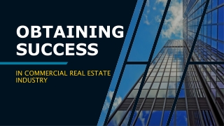 Tips to Achieve Success in The Commercial Real Estate in Botany