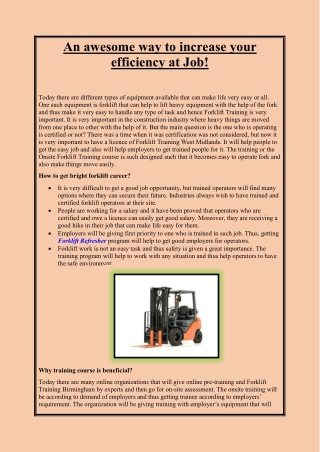 An awesome way to increase your efficiency at Job!
