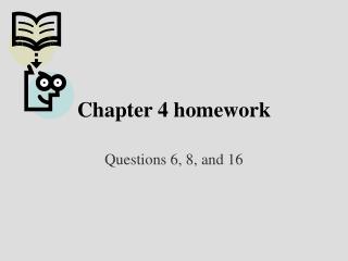 Chapter 4 homework