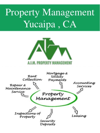 Property Management Yucaipa , CA