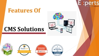 Features Of CMS Solutions