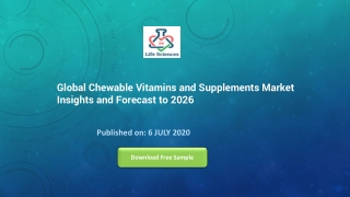 Global Chewable Vitamins and Supplements Market Insights and Forecast to 2026