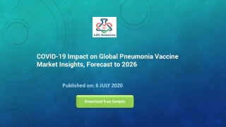 COVID-19 Impact on Global Pneumonia Vaccine Market Insights, Forecast to 2026