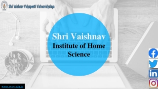 Shri Vaishnav Institute of Home Science
