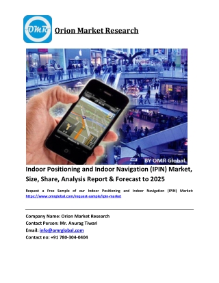 Indoor Positioning and Indoor Navigation (IPIN) Market Size, Industry Trends, Share and Forecast 2019-2025