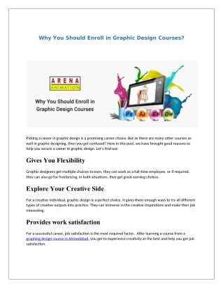 Graphics Design Online Training Institute in Ahmedabad