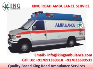 Advance Life Support King Ambulance Service in Muzaffarpur and Gaya