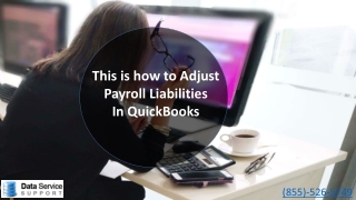 How to Adjust Payroll Liabilities In QuickBooks Online works