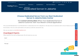 Jakarta Dedicated Server