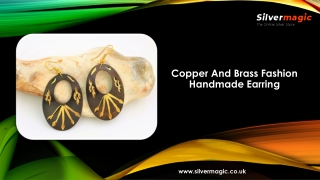 Copper And Brass Fashion Handmade Earring