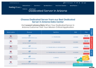 Arizona Dedicated Server