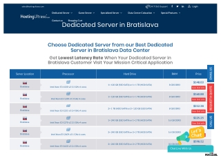 Bratislava Dedicated Server