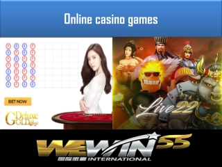 online casino games are becoming more adventurous